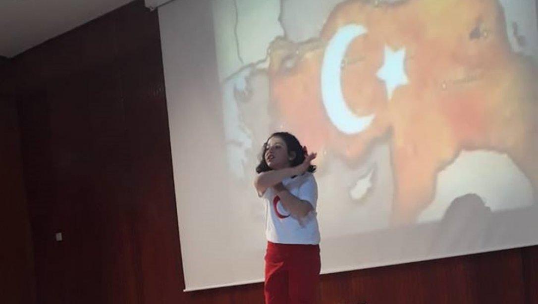 İlkokullar Arası İstiklal Marşını Güzel Okuma Yarışması Düzenlendi