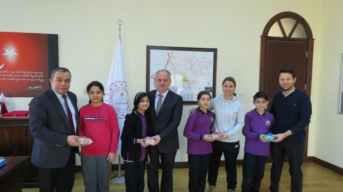 Sinop İl Birinciliği Yarışmasında Dereceye Giren Öğrencilerimizi Ödüllendirdi